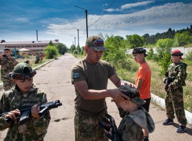 Филиал Центра «ВОИН» в Бурятии помогает казачеству проводить военно-спортивные игры для детей