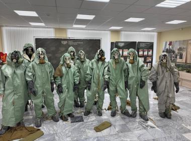 Свердловские курсанты отрабатывают навыки для сдачи нормативов