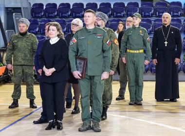 Филиалу Центра «ВОИН» в Кузбассе дано имя участника СВО Глеба Савкина