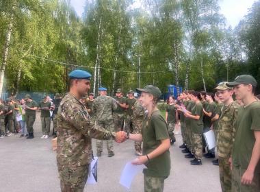 Вторая смена «Время юных героев» Центра «ВОИН» завершилась в Татарстане