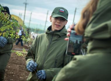 Блогер Мари Добро пожелала курсантам Центра «ВОИН» искать свой путь