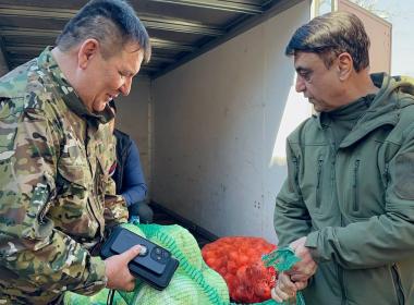 Центр «ВОИН» доставил гуманитарную помощь бойцам бригады «Терек»